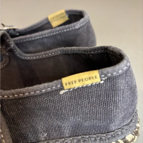 Free People Gray Espadrille Flats - Picture 2 of 6